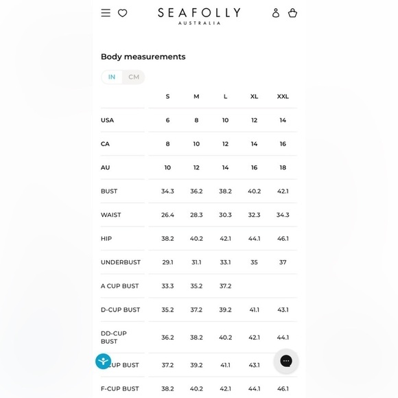 Seafolly PLUS SIZE Women's Dd Bra Bikini Top ONLY Swimsuit in Go Overboard Black - Picture 3 of 10